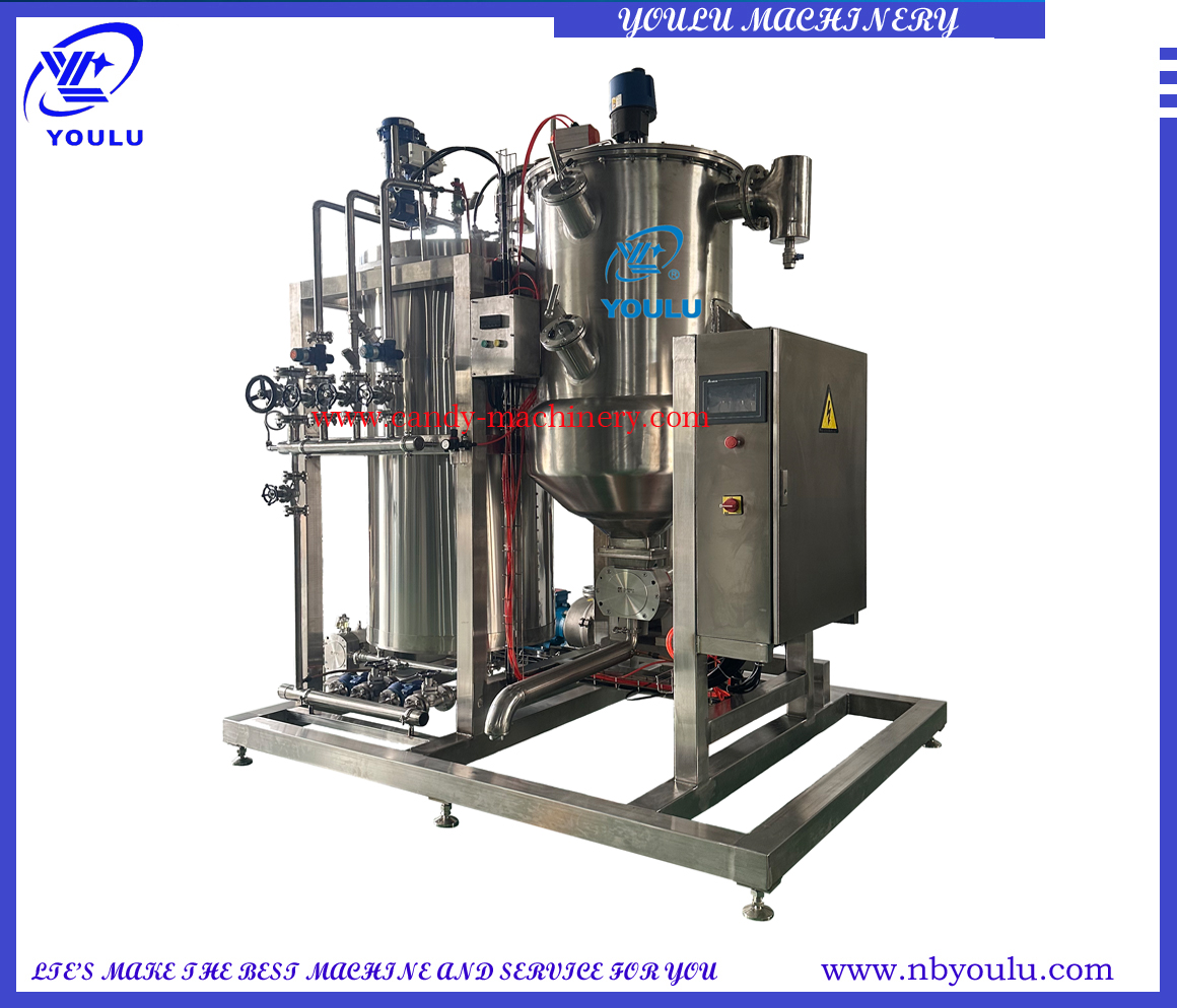 High Vacuum Hard Candy Cooking Machine